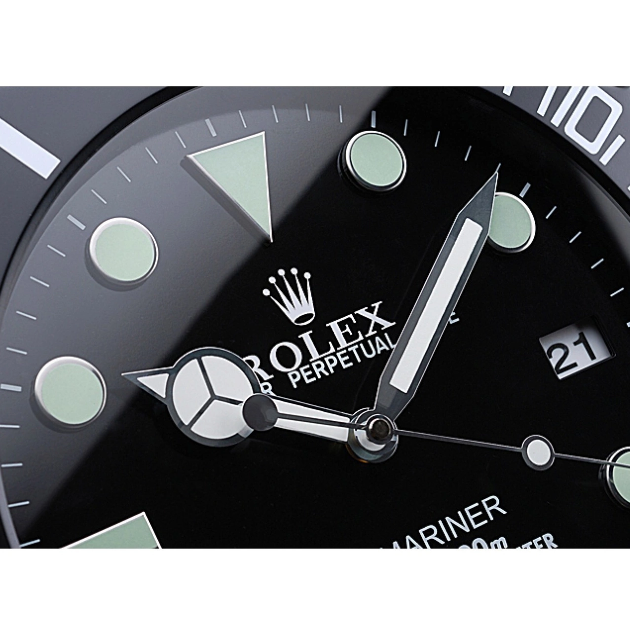 Rolex aaa copy 622474 Rolex Clock Submariner Wall Black 0517